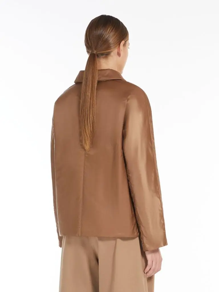 Max Mara Water-repellent technical canvas jacket 4