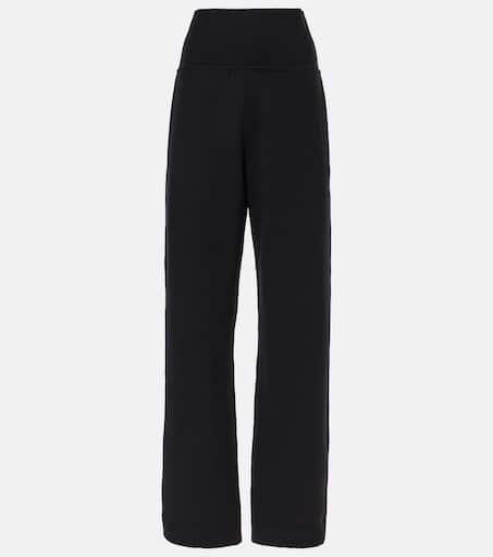 Alaïa High-rise wool-blend straight pants - Leggings - Free