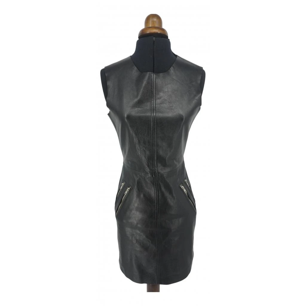 Maje Leather mid-length dress  On Sale Now with Up to 4% Off | Discover  Exclusive Deals & Savings at BeyondStyle  Authentic Maje women|clothing| dresses with Limited-Time Discounts, Free Shipping, and Price