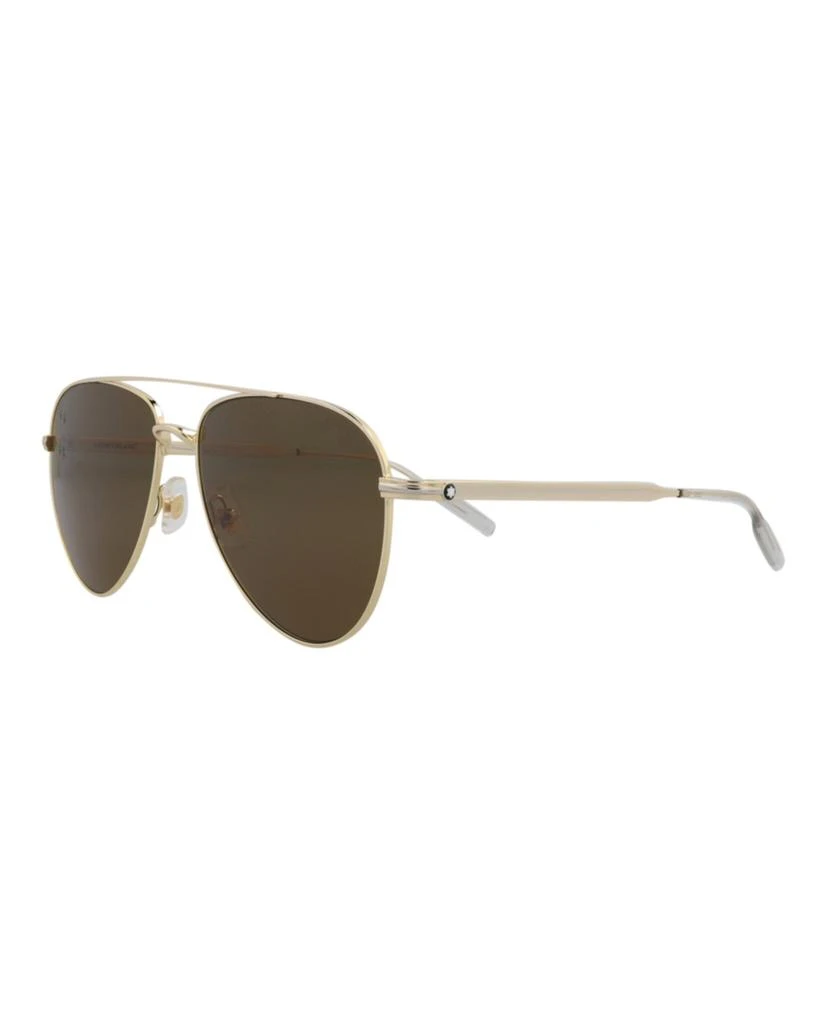 Montblanc Aviator-Style Metal Sunglasses 2