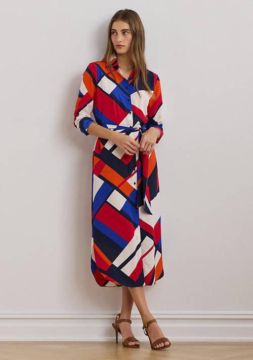 Ralph Lauren Ralph Lauren Print Crepe Shirtdress