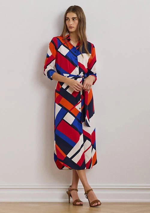 Ralph Lauren Ralph Lauren Print Crepe Shirtdress 1