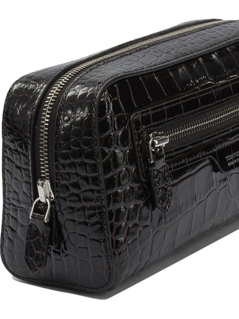 Tom Ford Tom Ford Embossed Zipped Wash Bag 4