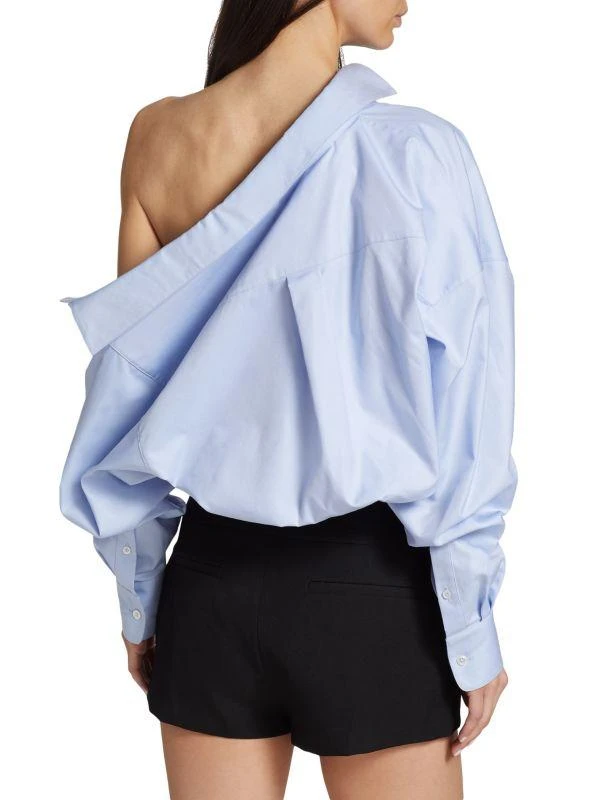 Alexander Wang Cropped Wrap Shirt 2