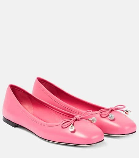 Jimmy Choo Elme leather ballet flats 1