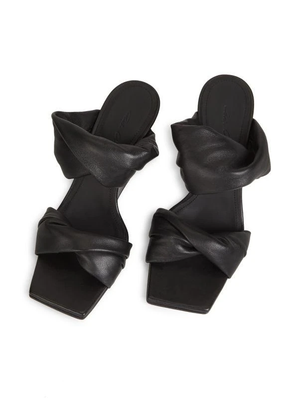Rick Owens Cantilever 110MM Twisted Leather Sandals 4