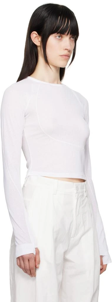 Hyein Seo White Helix Long Sleeve T-shirt 2