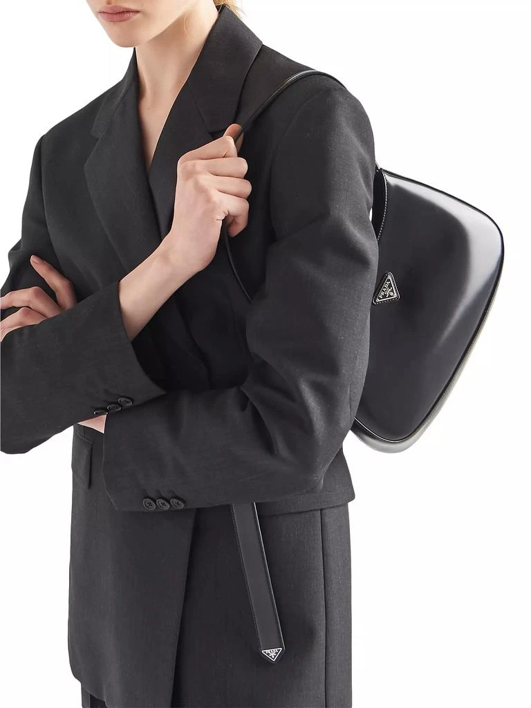 Prada Cleo Brushed Leather Shoulder Bag 7