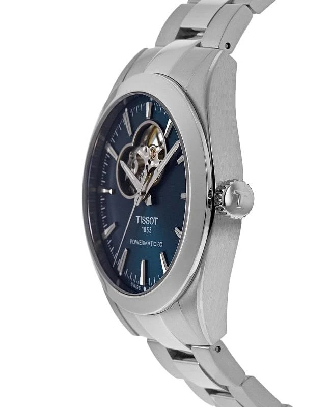 Tissot Tissot Gentleman Powermatic 80 Blue Dial Stainless Steel Men's Watch T127.407.11.041.01 3