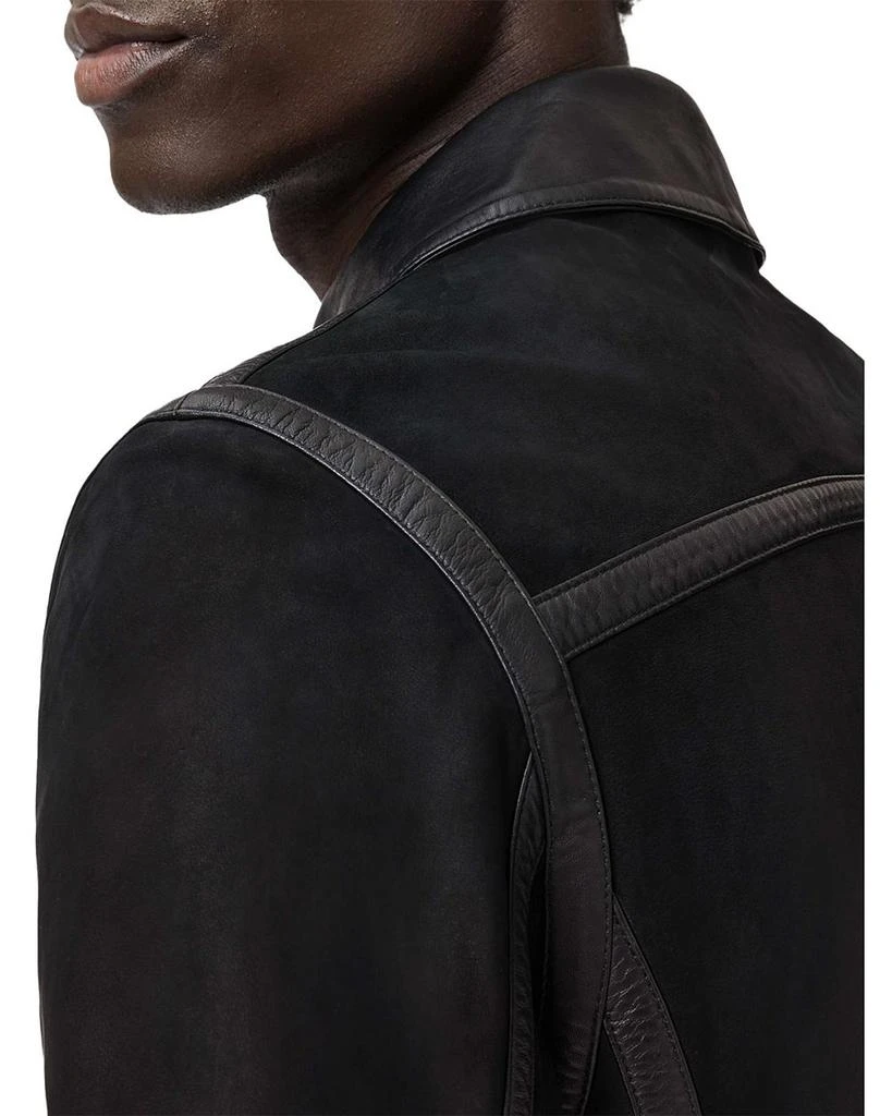 John Varvatos Jaxon Waxed Suede Jacket 6