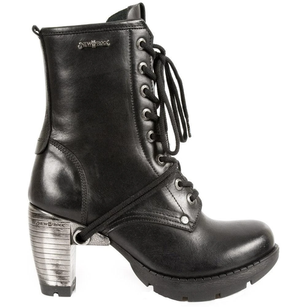 NewRock TR001-S1 Leather Gothic Punk Boots 2