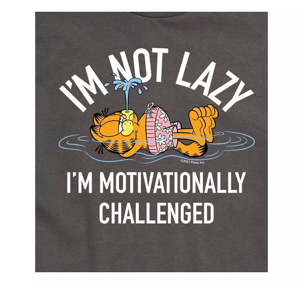 AIRWAVES Hybrid Apparel Garfield Lazy Mens Short Sleeve Tee 3