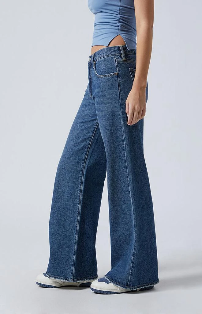 PacSun Lena Low Rise Super Baggy Jeans Dark Indigo 2