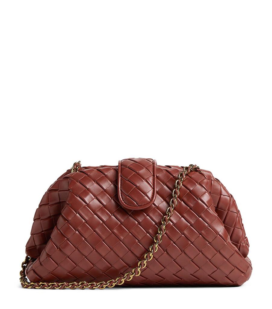 Bottega Veneta Leather Lauren 1980 Clutch Bag