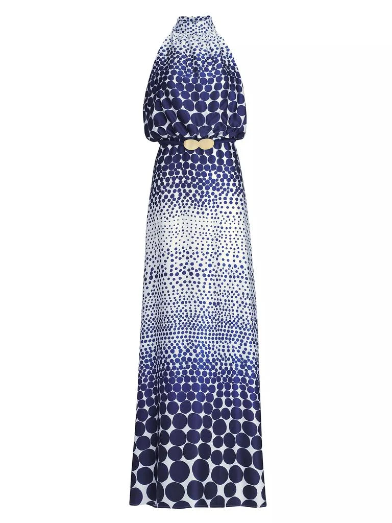Silvia Tcherassi Damara Polka Dot Maxi Dress 1