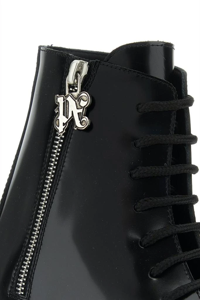 Palm Angels Black leather ankle boots 4