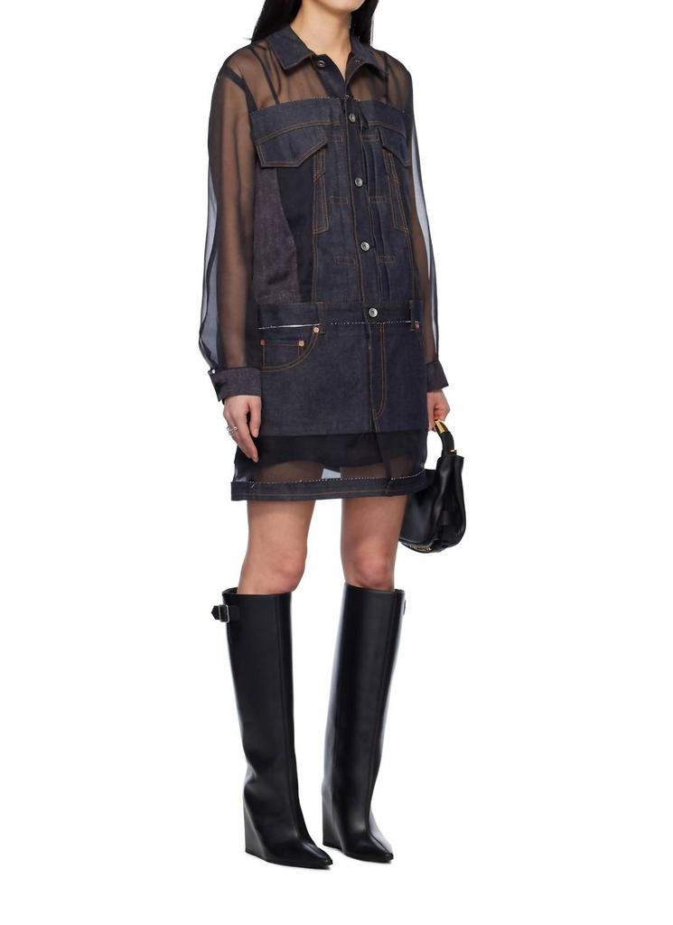 超美品★ タグ付き2025ss sacai Denim Mix Dress Sacai - Denim Mix Dress – On Sale Now with Up to 53% Off