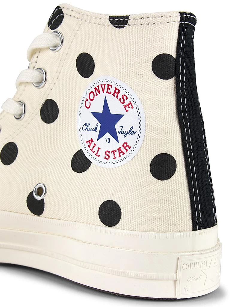 Comme des Garcons CdG PLAY x Converse Men's Chuck Taylor All Star Polka Dot High-Top Sneakers 6