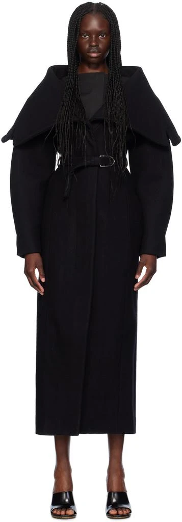 Jacquemus Black La Casa 'Le manteau Caruso' Coat 1
