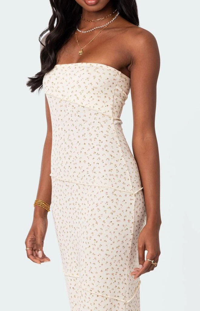 Edikted Lynn Ribbed Maxi Dress 3