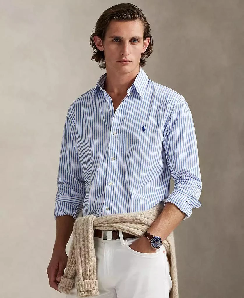 Ralph Lauren Men
s Classic-Fit Striped Poplin Shirt