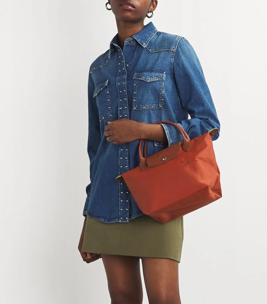 Longchamp Small Le Pliage Green Handbag 5
