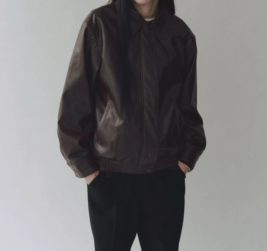 Mijeong Park Mijeong Park - Vegan Leather Blouson Jacket