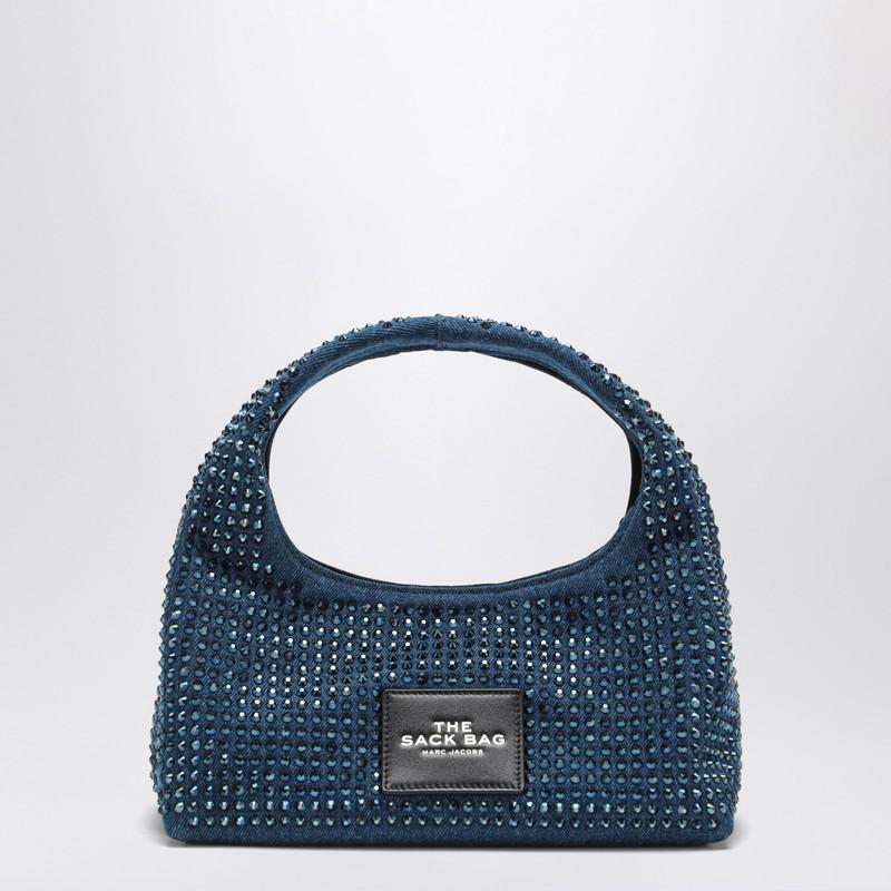 ショルダーバッグ・ポシェット MARC JACOBS THE SACK CRYSTAL EMBELLISHED MINI HOBO BAG The Mini Sack Rhinestone Top-Handle Bag – On Sale Now with