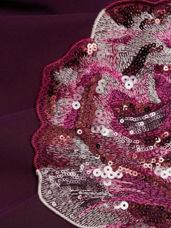 Chiara Boni Emerenne Sequined Rose Top 5