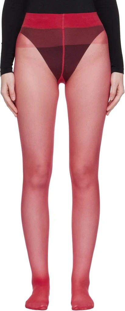 Wolford Red Satin Touch 20 Tights