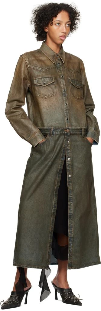 Shop Beige Coated Denim Maxi Dress on Sale at BeyondStyle  Get 63% Off  Beige Coated Denim Maxi Dress with Limited-Time Flash Deals, Exclusive  Discounts, and Special Offers. Enjoy Unbeatable Savings on