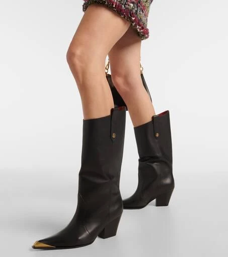 ETRO Leather cowboy boots 4