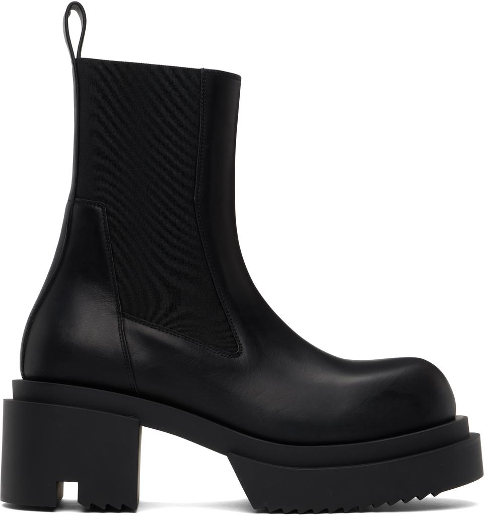 【RICK OWENS】FW24 PORTERVILLE BEATLE MEGA TRACTOR Rick Owens Black Porterville Beatle Mega Tractor Chelsea