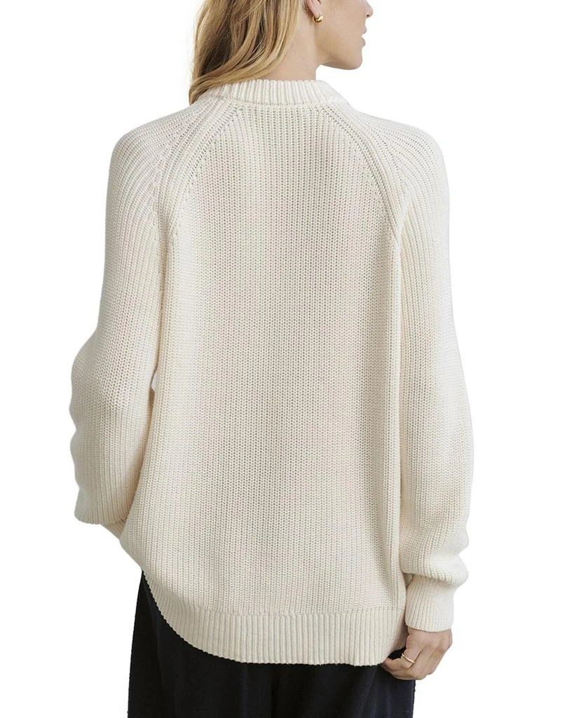 Jenni Kayne Oversized Cotton Fisherman Sweater 3