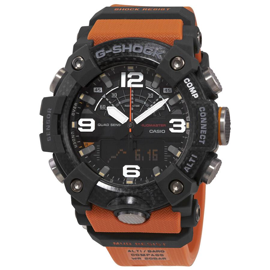 Casio G-Shock Chronograph Analog-Digital Black Dial Mudmaster Men's Watch GGB100-1A9