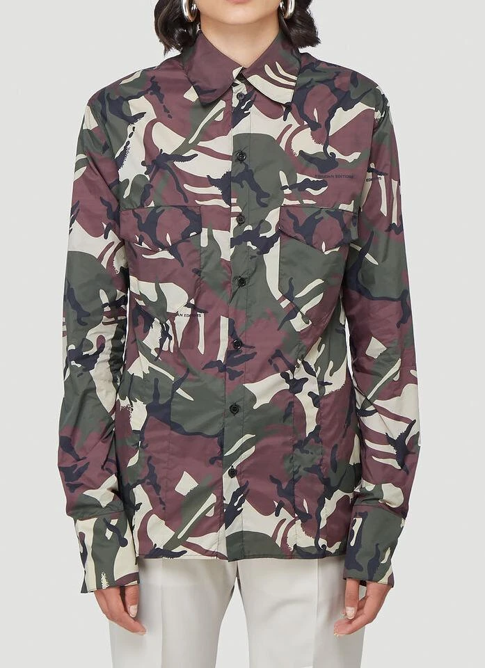 Kwaidan Editions Kwaidan Editions Camouflage Print Shirt 1