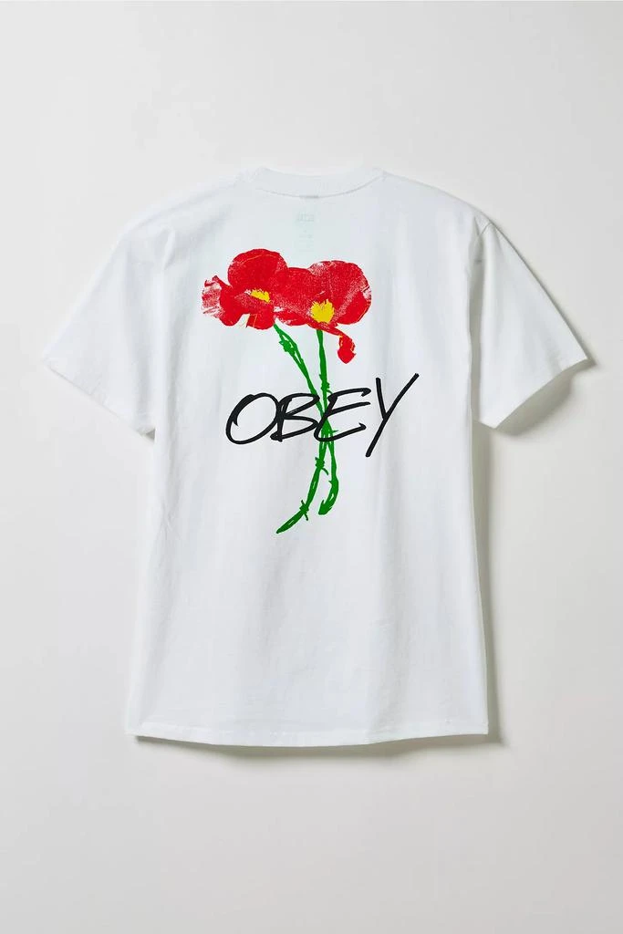 Obey OBEY Poppies Graphic Tee 1