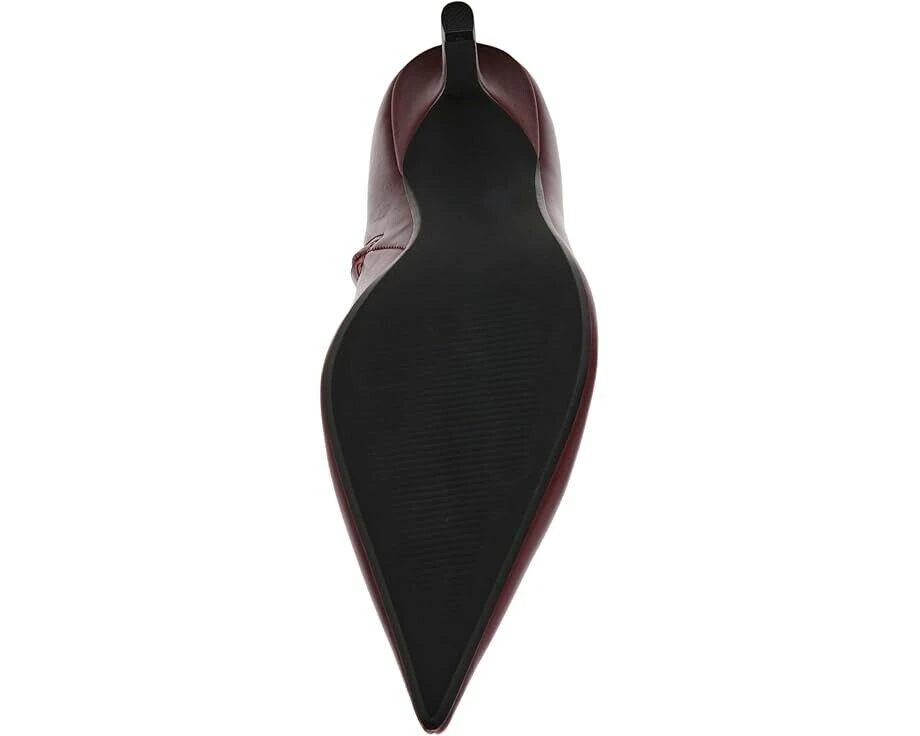 Steve Madden Alston Booties Women's US 7.5 Burgundy Leather Pointed Toe ZPO2764 6