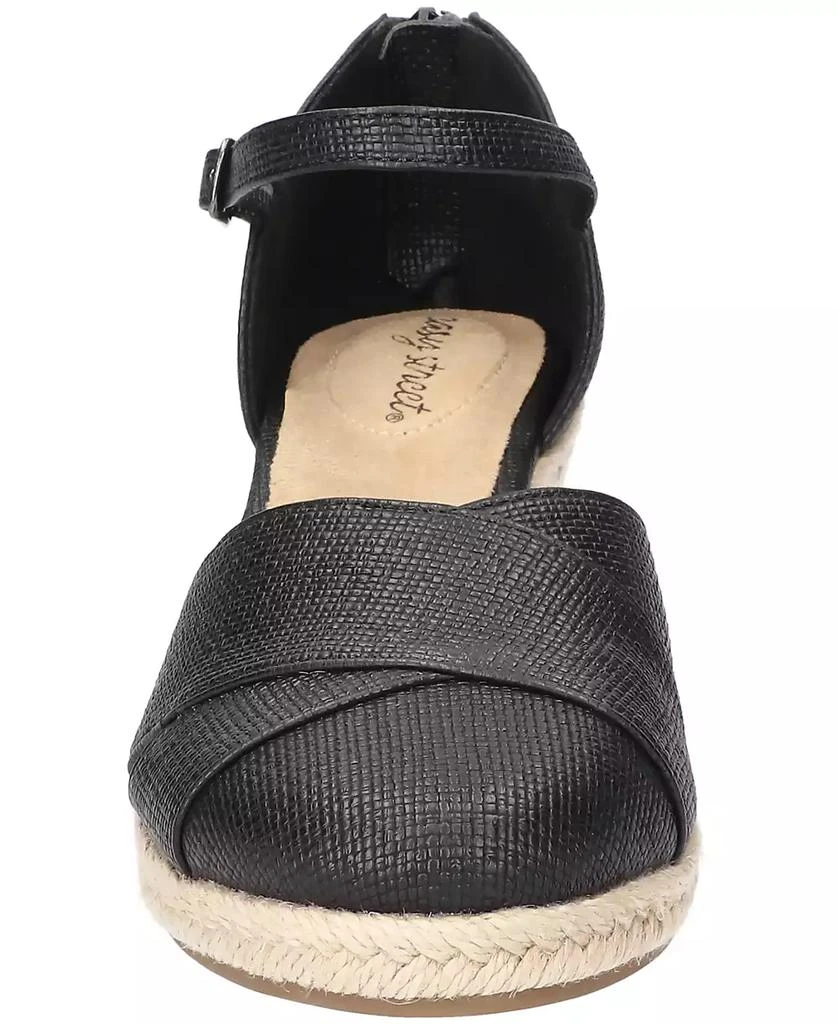 Easy Street Women's Coast Espadrille Wedge Sandals 8