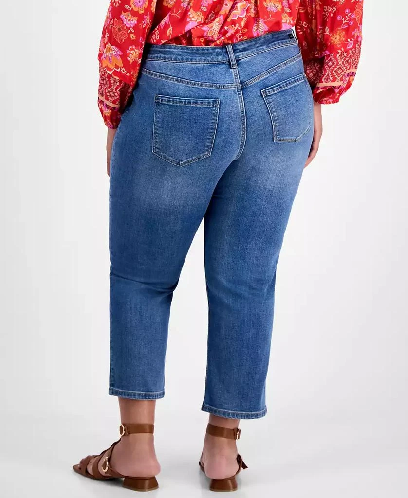 Liverpool Liverpool Plus Size Kennedy Cropped Straight Leg Jeans 4