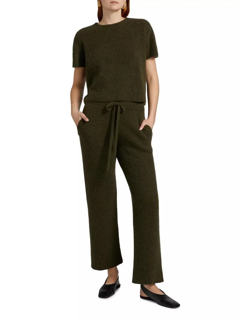 The Elder Statesman Cashmere Rib-Knit Lounge Pants 2