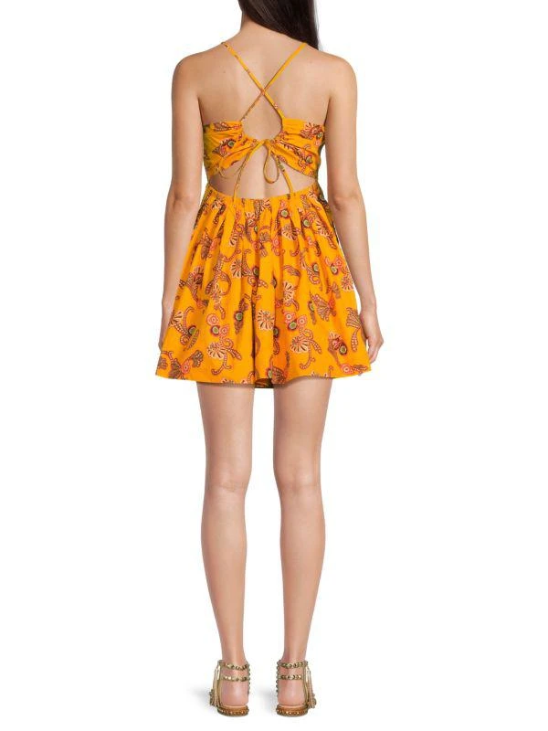 A.L.C. Ambrose Print Sweetheart Mini Dress 2