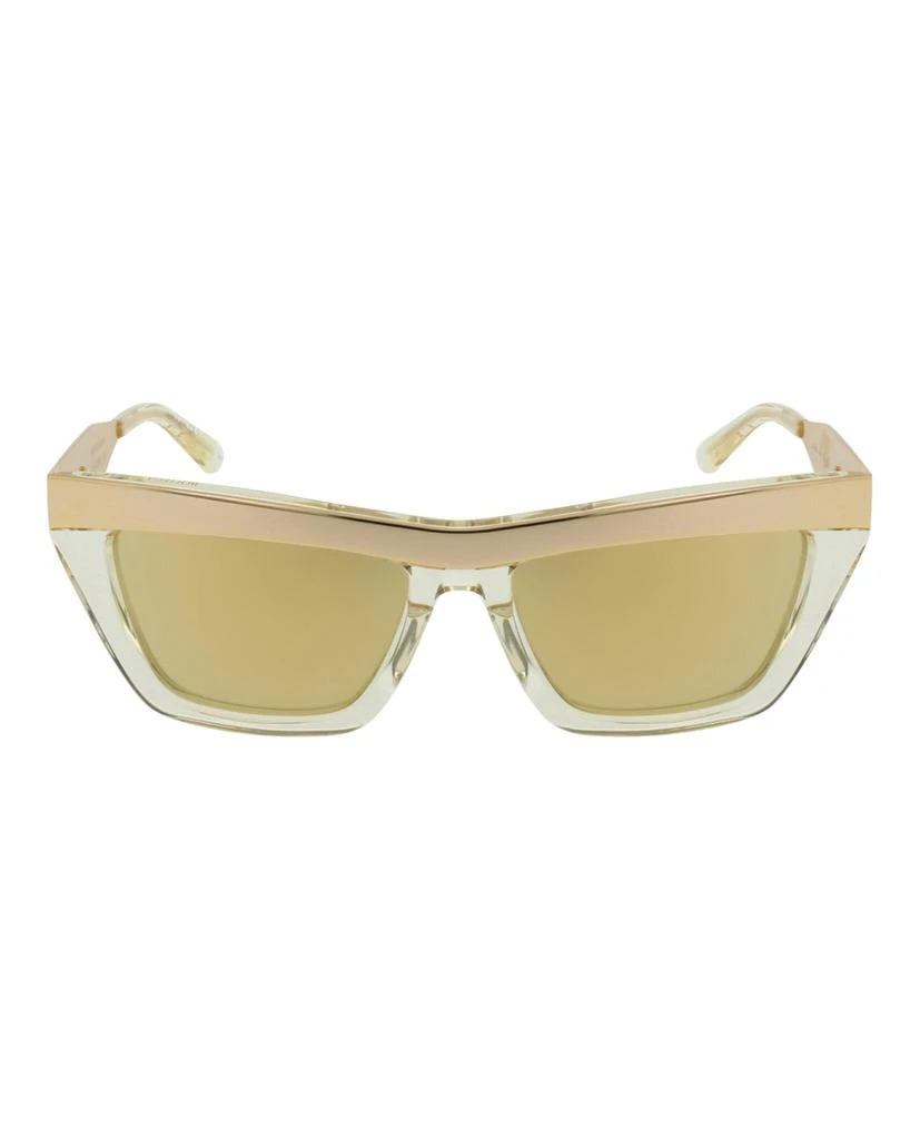 Bottega Veneta Cat Eye-Frame Metal Sunglasses 1