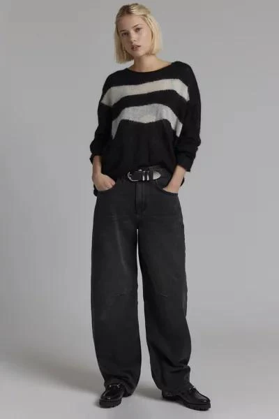 One Teaspoon One Teaspoon Vivianne Wide Neck Stripe Sweater 2
