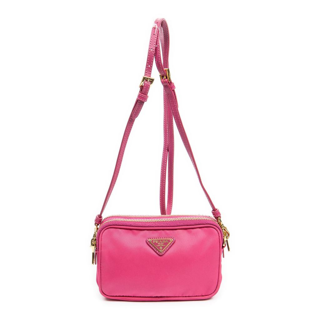 Prada Double Zip Shoulder Bag Prada Black Diagramme Leather Double