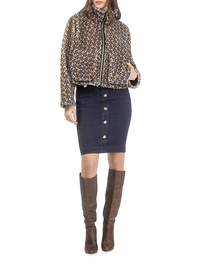 Gorski Select Shearling Lamb Insignia Zip Jacket 5