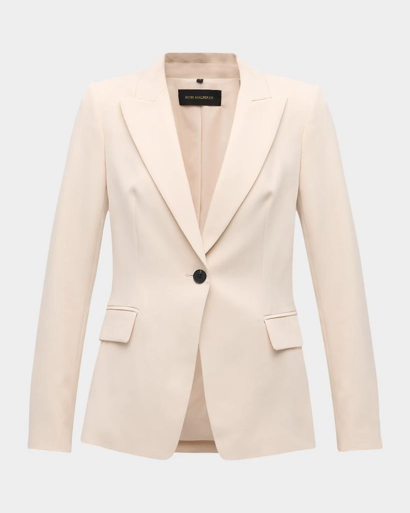 Kobi Halperin Jordi Single-Button Twill Jacket 1