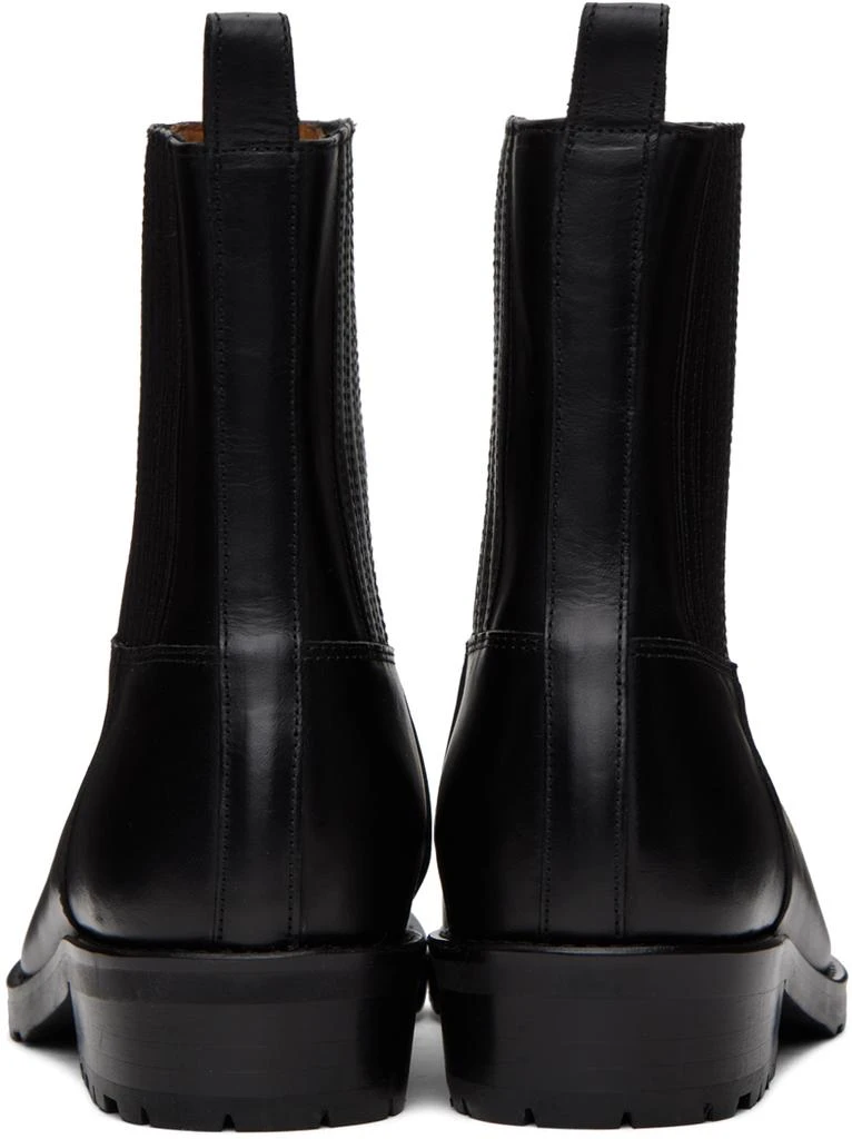 Toga Virilis SSENSE Exclusive Black Western Chelsea Boots 2