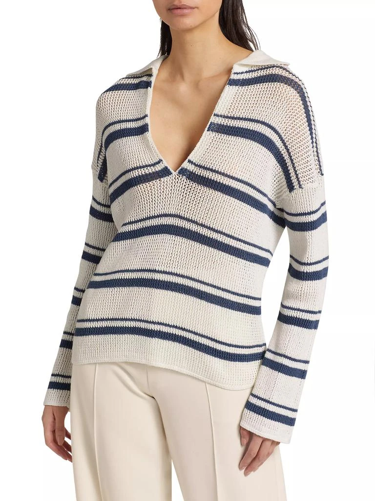 Vince Striped Cotton Sweater 3