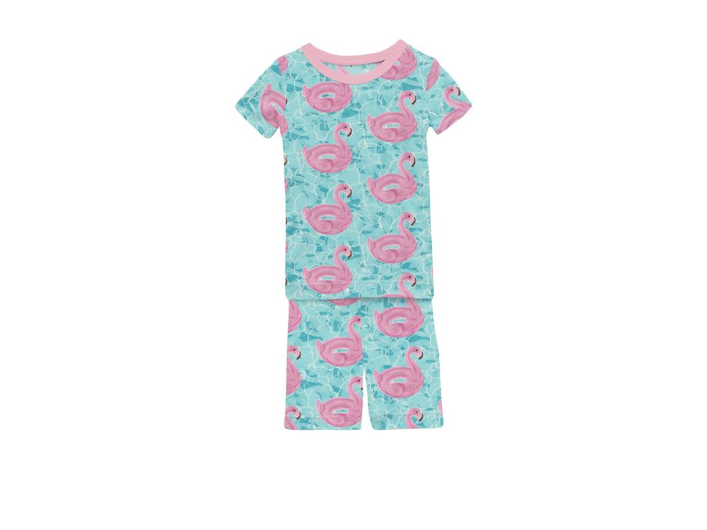 KicKee Pants Print Short Sleeve Pajama Set with Shorts (Big Kid)